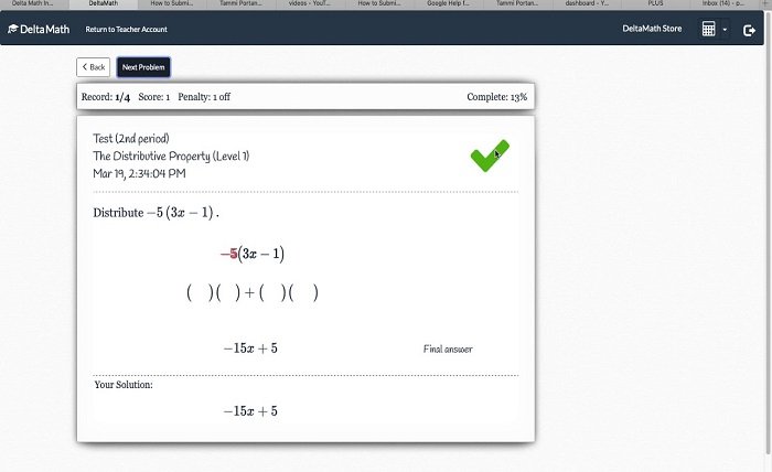 delta math.