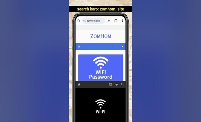 zomhom site wifi password